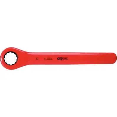 Ratcheting spanner with protective insul ation, 27mm 
