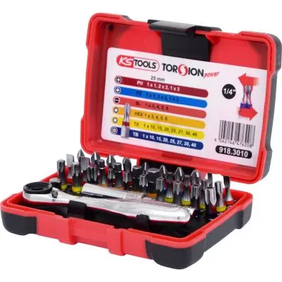 1/4" TORSIONpower Bit box, 32 pcs 