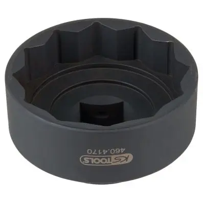 1" Axle nut impact socket for Iveco, 12 point, 85mm 
