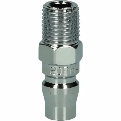 Metal air inlet connector, 1/4"ET, Asia 