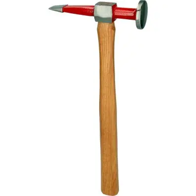 Panel beaters pick hammer straigh head, round/flat point, 325mm 
