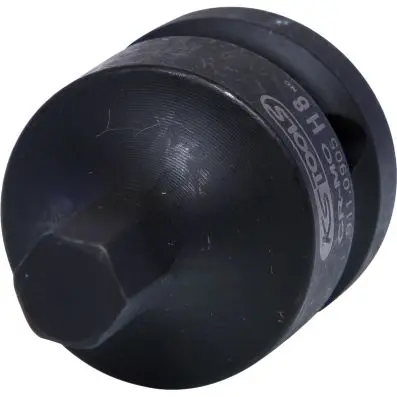 1/2" Impact bit socket, hexagon, 8mm 