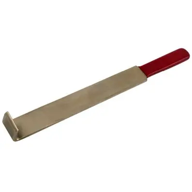 BRONZEplus Angled scraper with handle 38 0 mm 