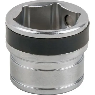 Oil service hexagonal socket with magnet , 13 mm 