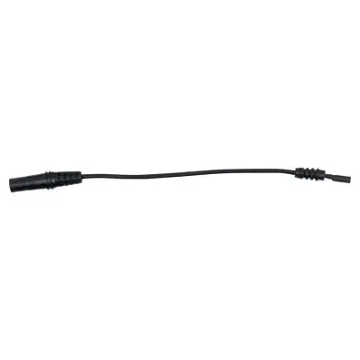 4.0 mm input socket on 2.0 mm test adapt er socket, round (black) 