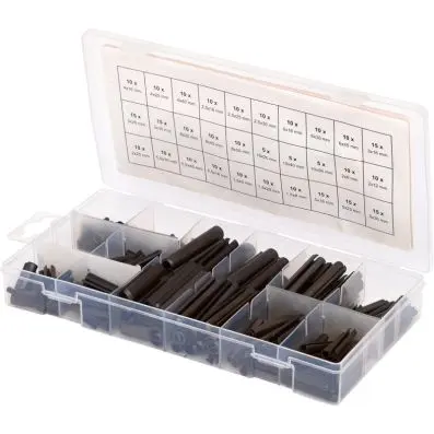 Roll pins assortment, 315 pcs 