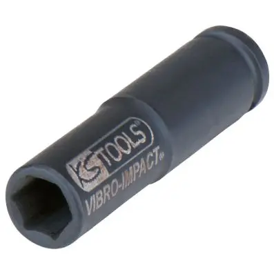 Long impact socket, 1/4", 8mm 