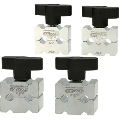 Brake line bending tool set, 4-pcs. 