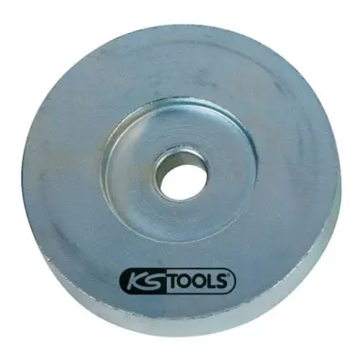 Press piece with opening 