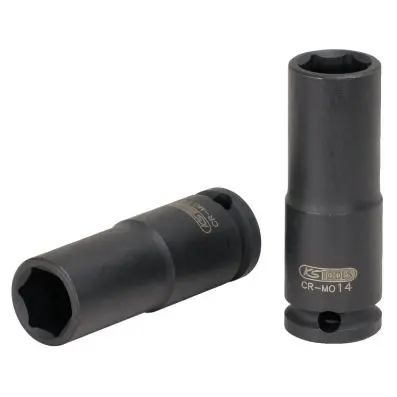 Hexagon impact socket, deep, 3/4", 50mm 