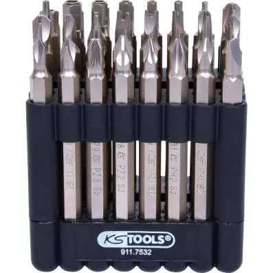 1/4" security bit set,75mm,32 pcs 