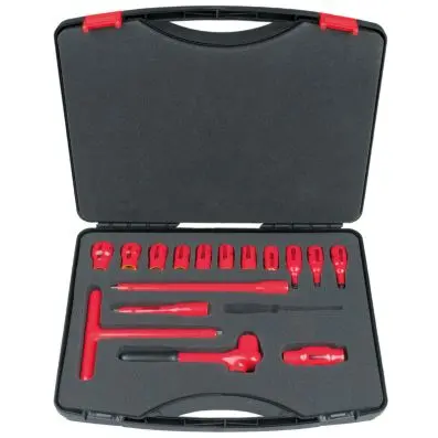 3/8" Insulated socket wrench set, 16 pcs 