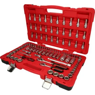 1/4"+3/8" Socket set, 100 pcs 