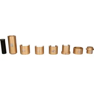 Universal tool set for replacing wheel s tuds to lorries, 8 pcs. 
