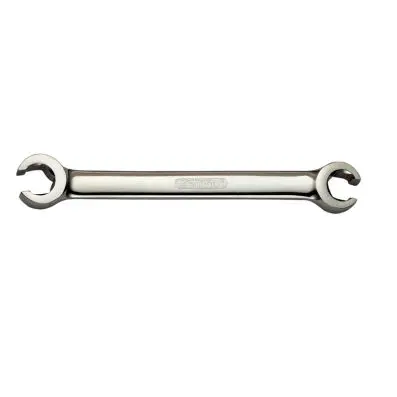 CHROMEplus Open double ring spanner, off set, 13x14mm 