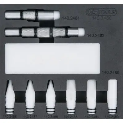 Kit of teflon wedges for varnished surfa ce, 10 pcs 
