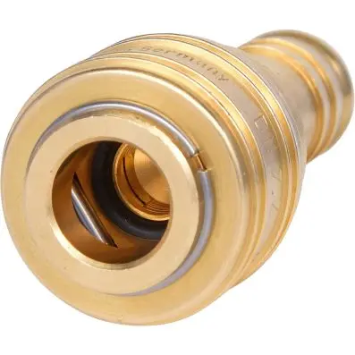 Connector with hose tail, brass, Ø13mm 