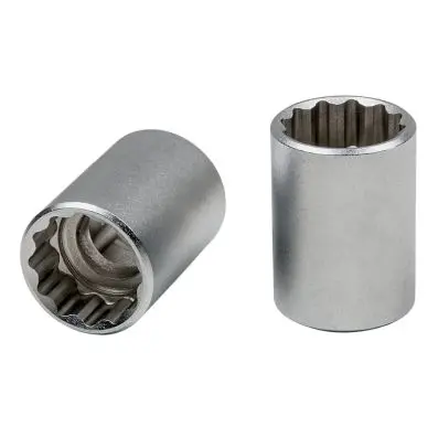 1/2" 12 point socket, 16.0 mm short 