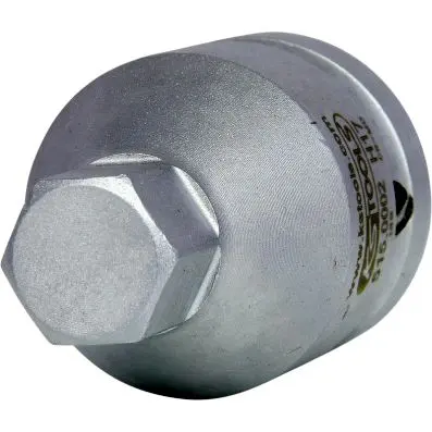 3/4" Impact bit socket for hexagon, shor t, 17mm 
