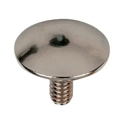 Metal head, curved 