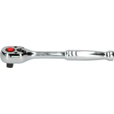 3/8" CHROMEplus Reversible ratchet, 72 t eeth, metal handle 