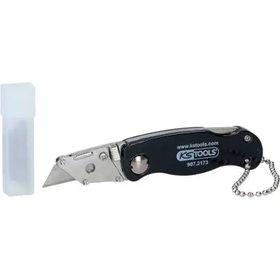 Folding knife with belt clip, 97mm 