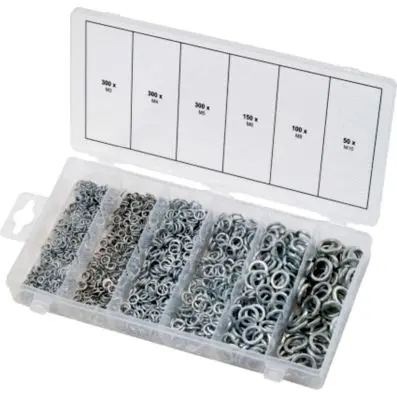 Spring washers assortment, M3-10, 1200 p cs 