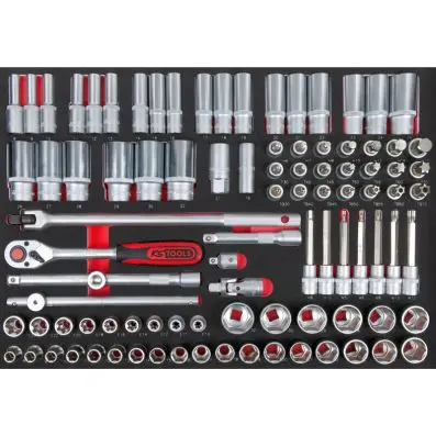 1/2" SCS Socket set, 95 pcs 1/1 system i nset 
