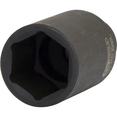 1/2" Hexagon impact socket, deep, 30mm 