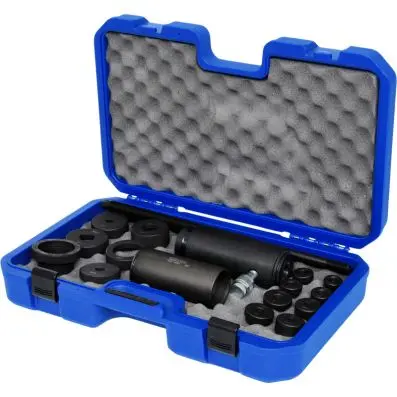 Truck spring pin metal bush removal / in stallation set, 19 pcs 