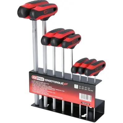 T-handle key wrench set, 8 pcs 