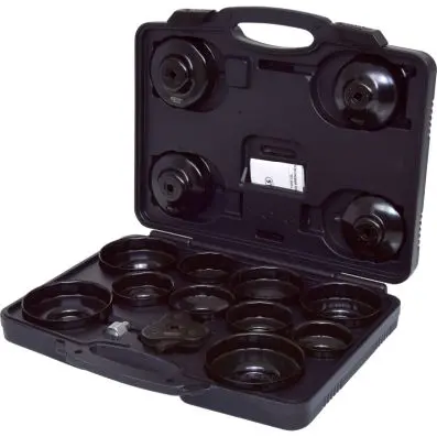 3/8" Oil filter wrench set, 16 pcs 
