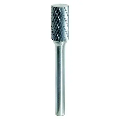 Hard metal cylinder rotary burr form A w ithout spur gearing, 10mm 