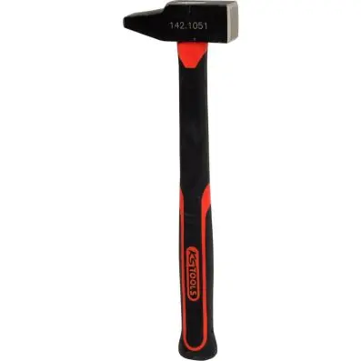 Fitters hammer, French form, fiberglas h andle, 400g 