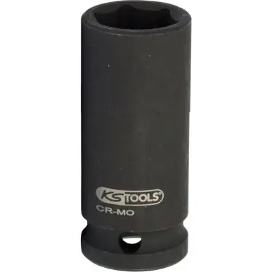 Hexagon impact socket, deep, 1.1/2", 76m m 
