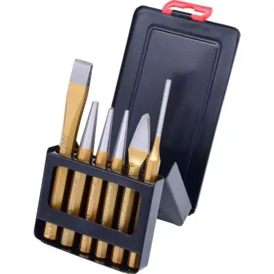 Combination set, 6 pcs, in metal storage cassette 