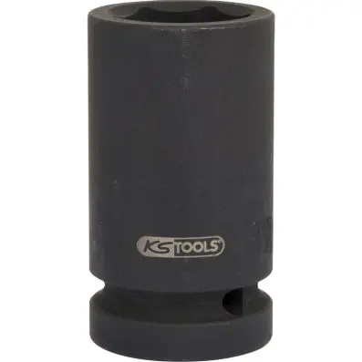 Hexagon impact socket, deep, 1", 34mm 