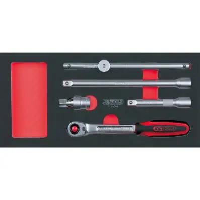 SCS 1/2" Socket set, 5 pcs, 1/3 system i nsert 