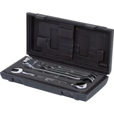 GEARplus reversing combination ratchetin g spanner set, 9 pcs 