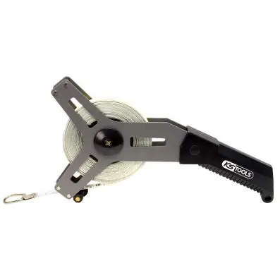 Reel tape measure with plastic tape, 20m 