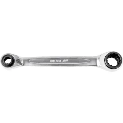 4 in 1 GEARplus reversing double ratchet ring spanner, 30x32x34x36mm 