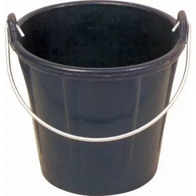 Plastic bucket, 11l, flexible 