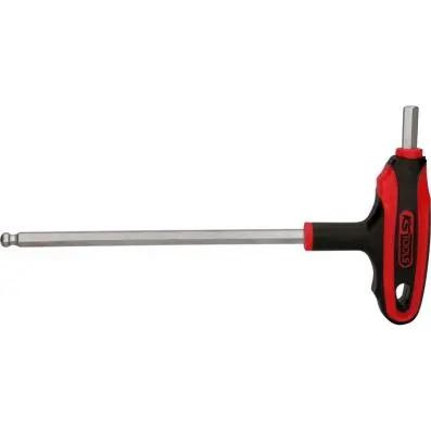 T-handle ball ended hexagon key wrench, 7mm 