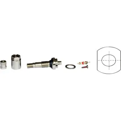 TPMS service set for tyre pressure contr ol systems 22 