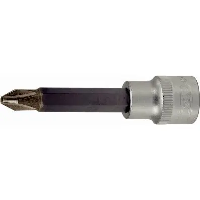 1/2" Bit socket, long, PH4 
