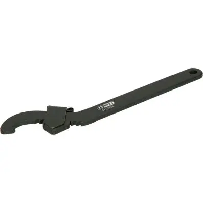 Adjustable hook wrenches with nose, 20 - 42 mm 