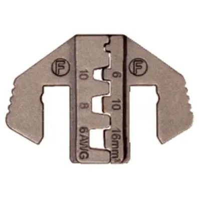 Crimp head for pin terminals 