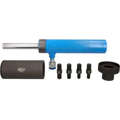 Hydraulic puller set for brake anchor bo lts, 7 pcs. 