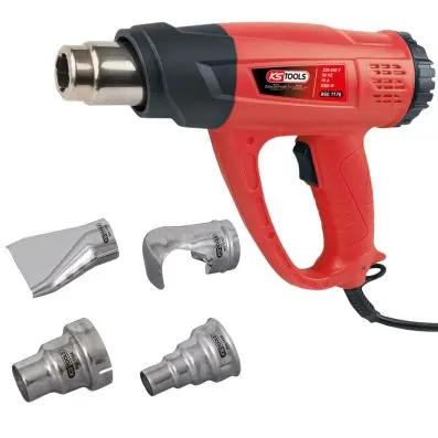 Digital heat blow gun set, 5 pcs 