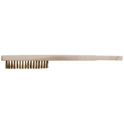 BRONZEplus Spark plug brush, round wire, straight, 145 mm 
